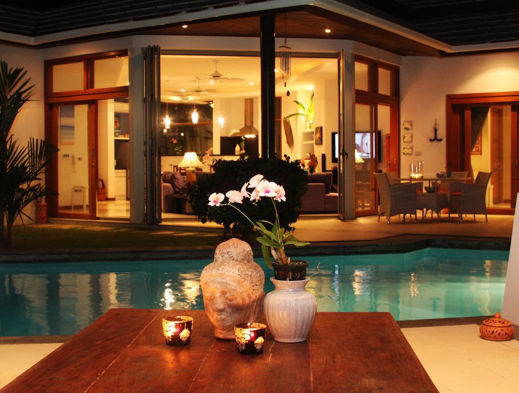 Samui Blu, Villa With Private Pool Choeng Mon Quarto foto